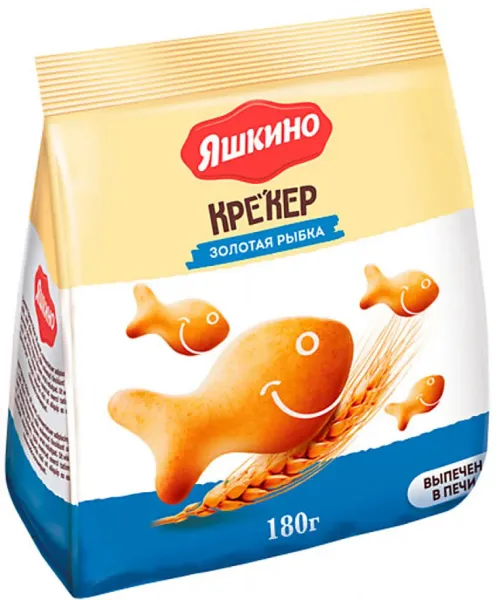 Կրեկեր «Յաշկինո» Զոլոտայա Ռիբկա 180 Գրամ