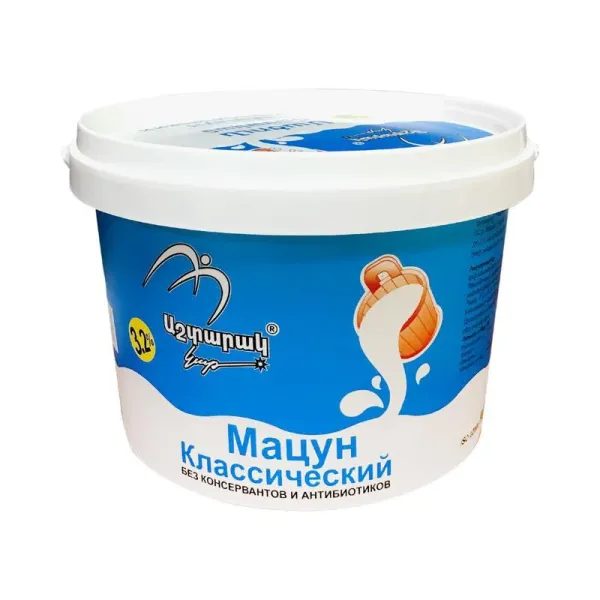 Մածուն «Աշտարակ կաթ» դասական 3.2% 2000 Gram