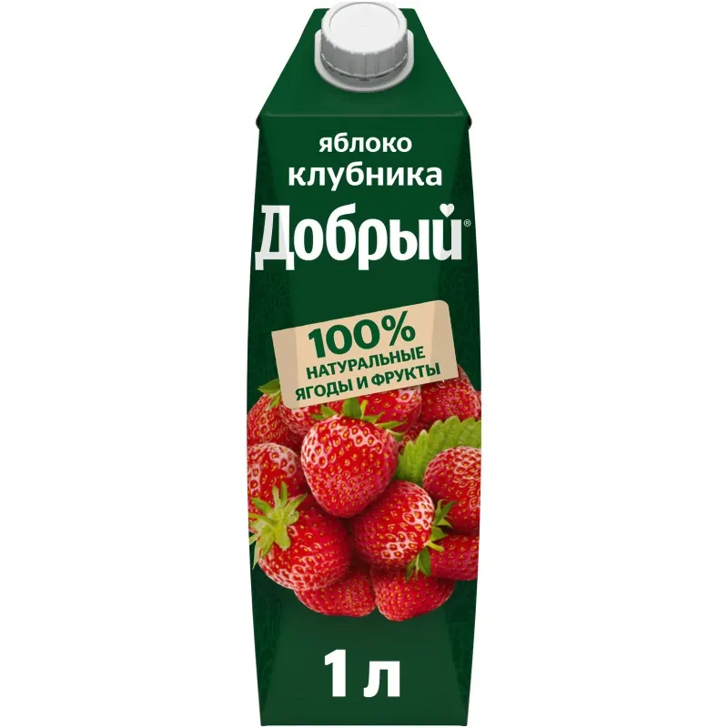 Հյութ «Դոբրիյ» ելակ 1 Լիտր